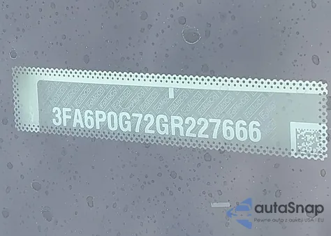 2016 Ford Fusion S из США, поврежденный, VIN 3FA6P0G72GR227666